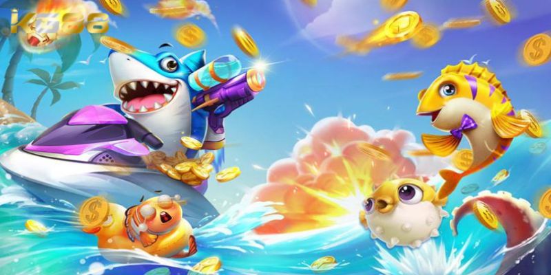 Giao diện game bắn cá siêu mượt nã đạn nhanh chóng 