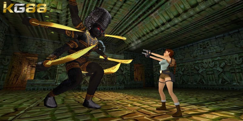 Kho vũ khí trong Tomb Raider 2 vô cùng đa dạng 